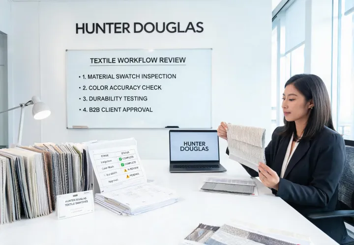 Hunter Douglas hunter douglas service workflow textile review